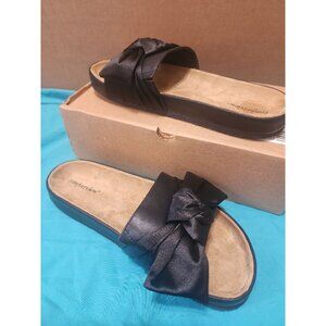 Comfortview Women's Size 10W The Stassi Footbed Sandals